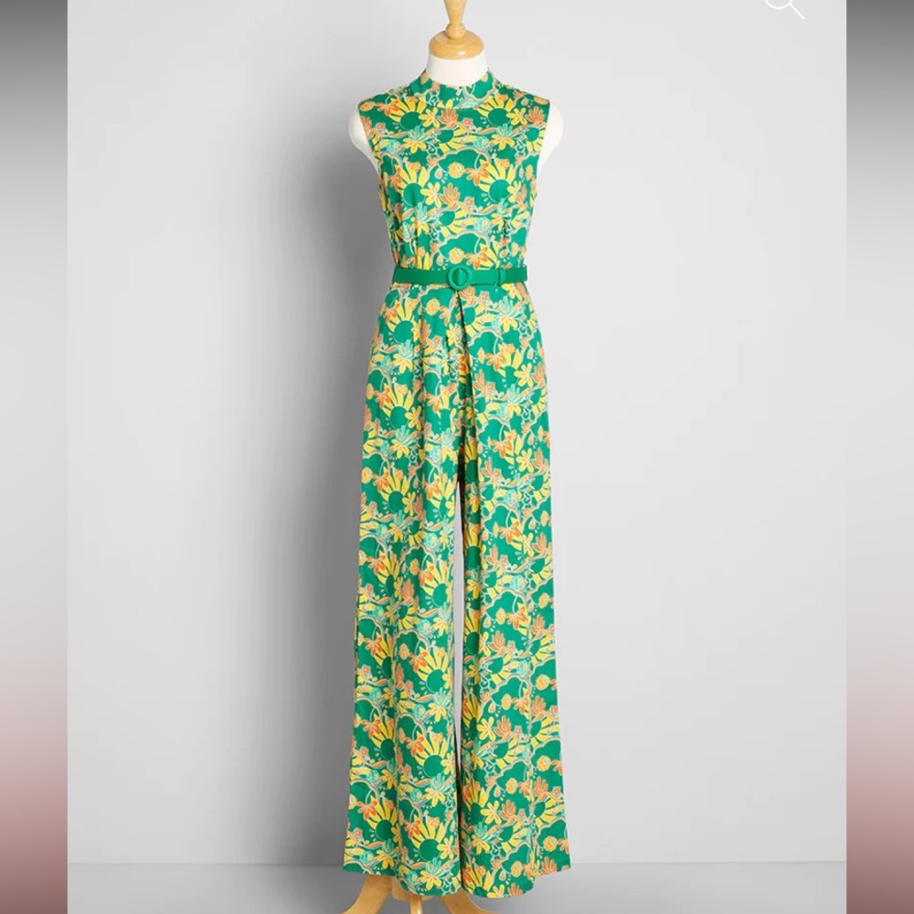 Summer In The 70's Wide-Leg Jumpsuit, Bright & Beautiful